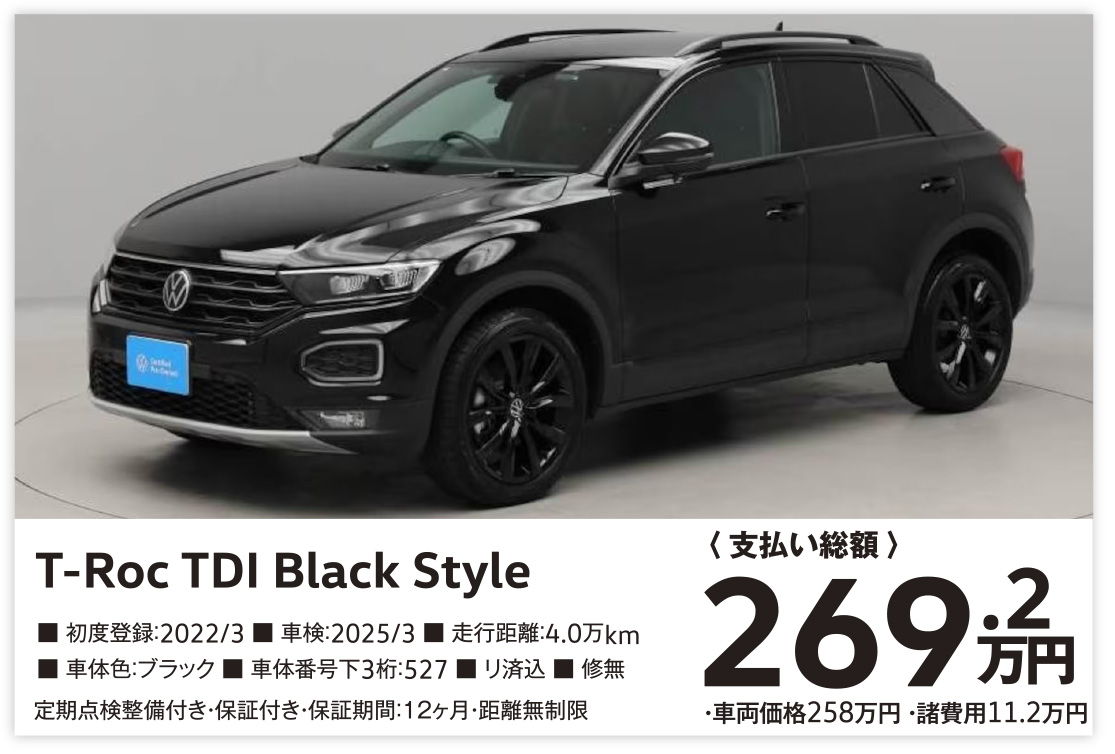 T-Roc TDI Black Style
